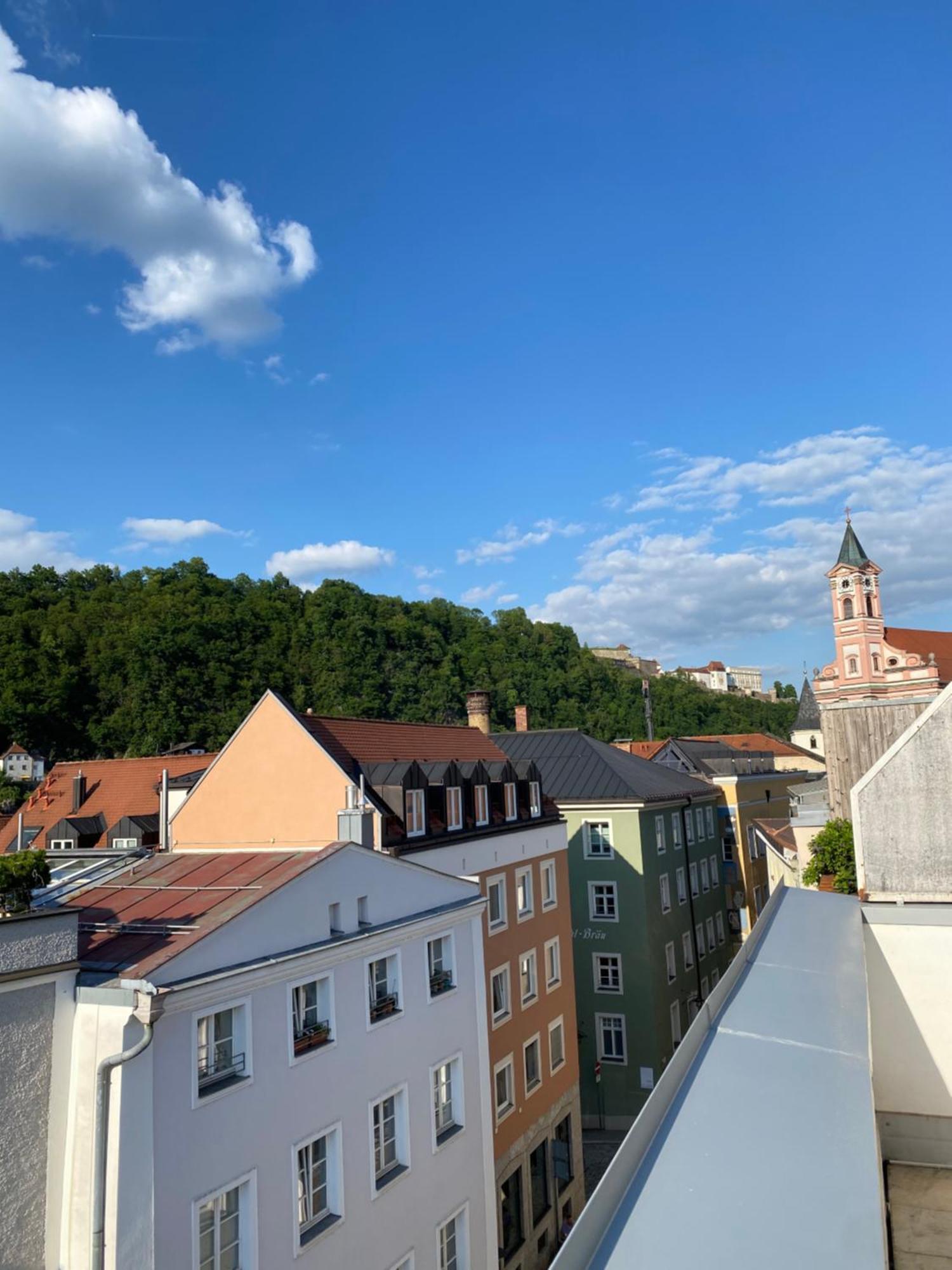 Penthouse - Zentral Und Genial Leilighet Passau Eksteriør bilde