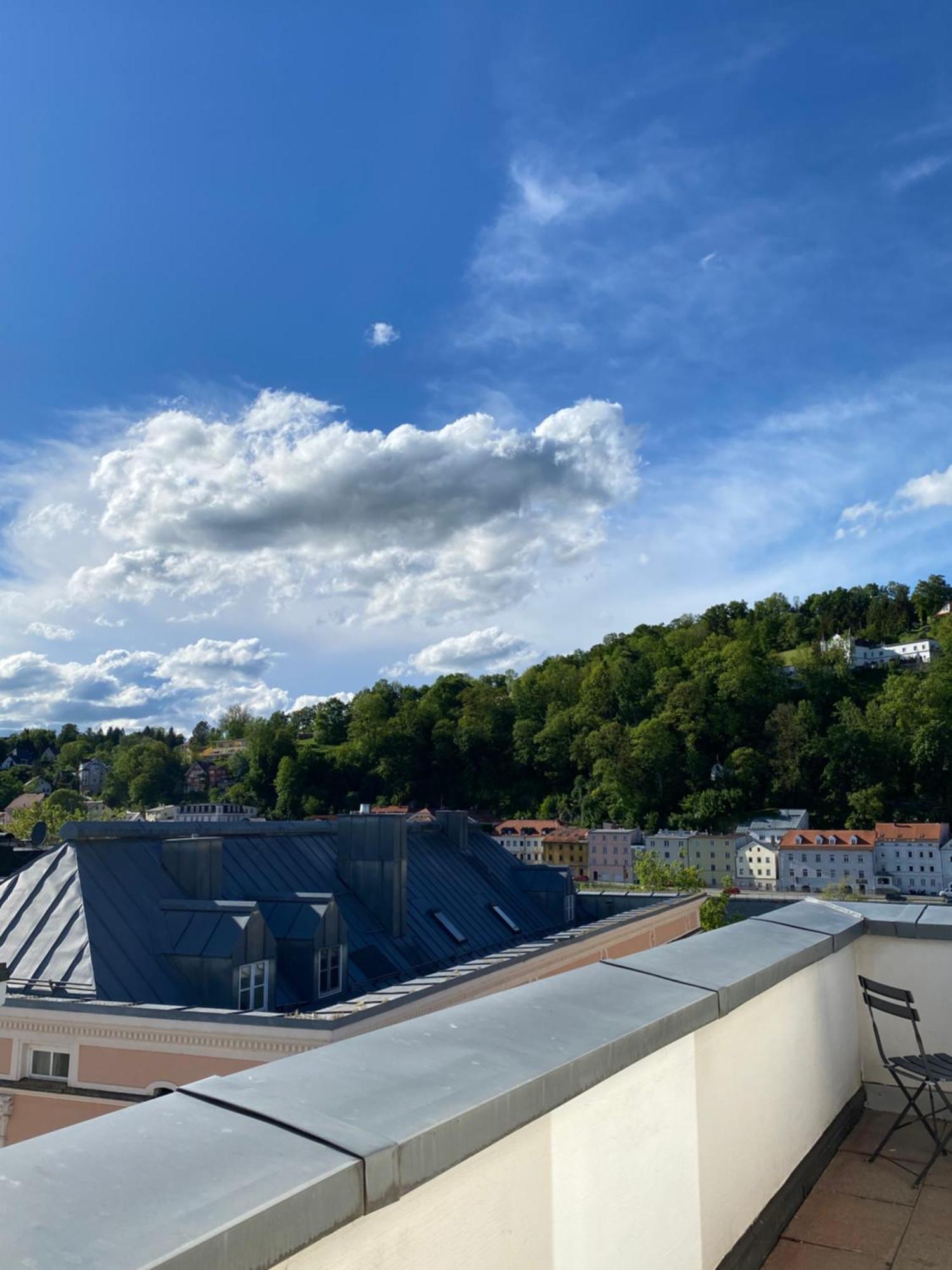 Penthouse - Zentral Und Genial Leilighet Passau Eksteriør bilde