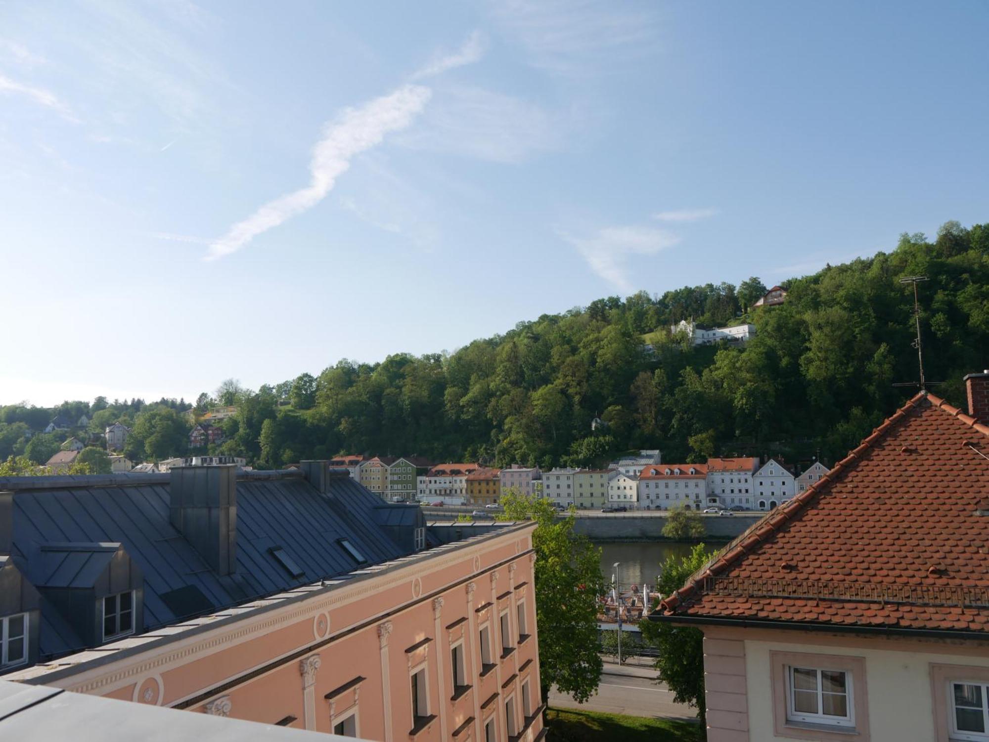 Penthouse - Zentral Und Genial Leilighet Passau Eksteriør bilde