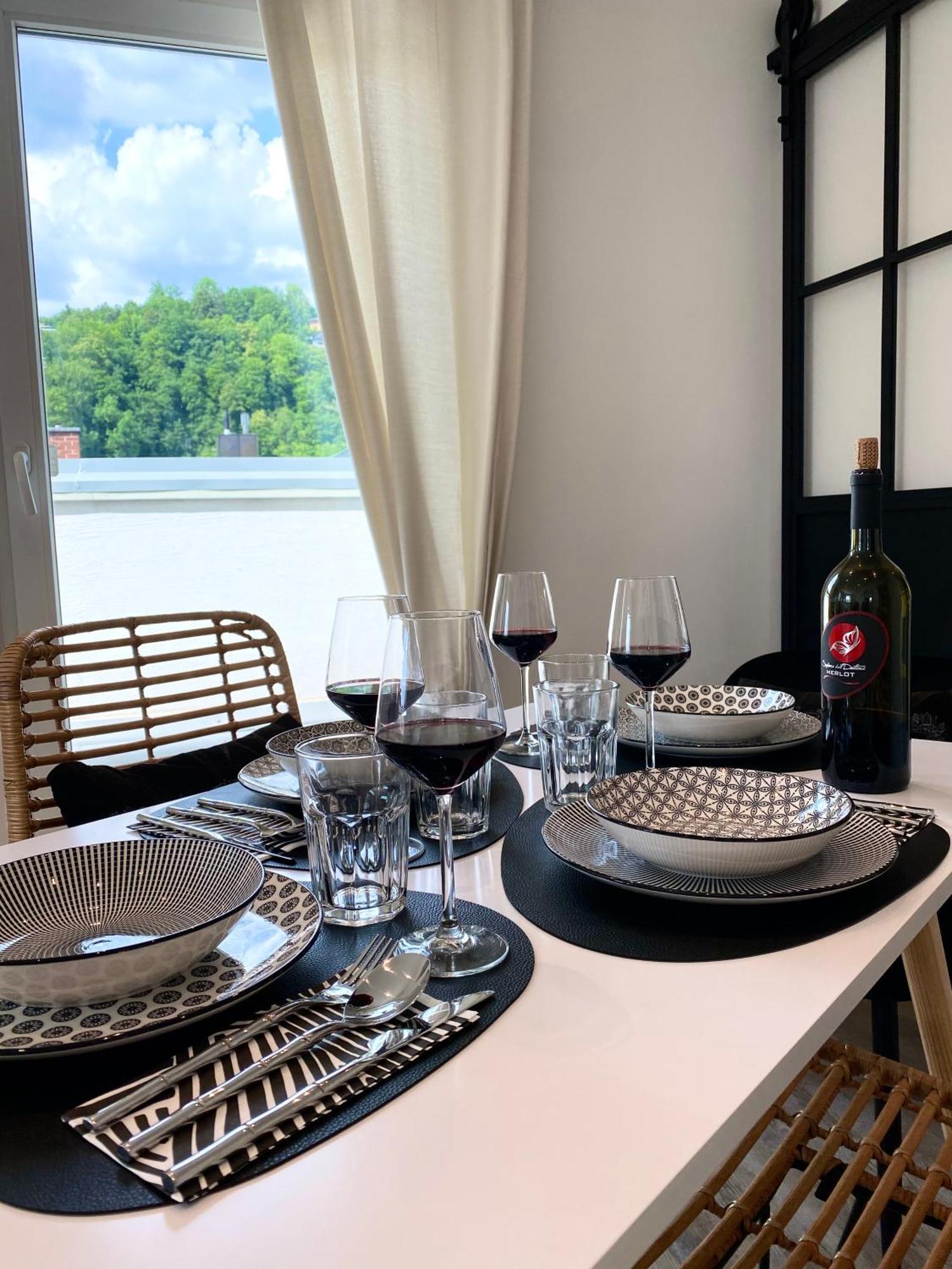 Penthouse - Zentral Und Genial Leilighet Passau Eksteriør bilde